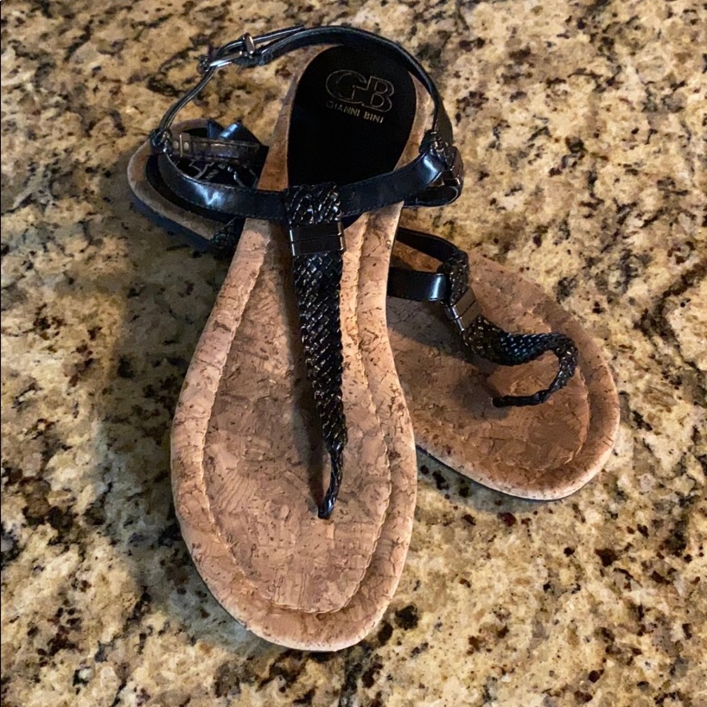 ☀️Black ankle strap Sandals